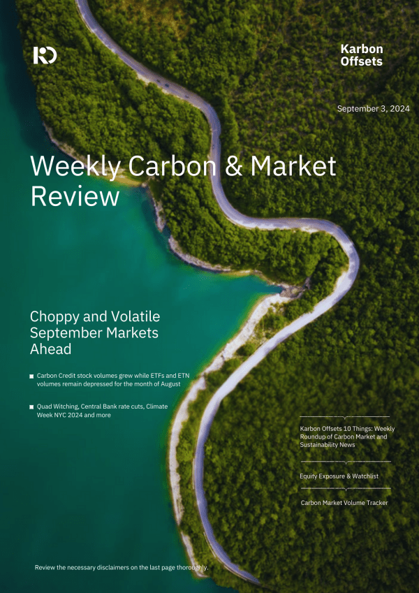 Weekly Carbon & Market Review