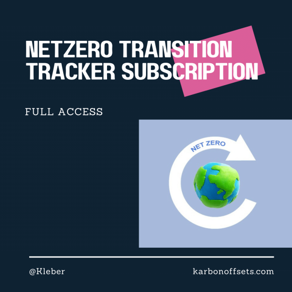 NetZero Transition Tracker Subscription